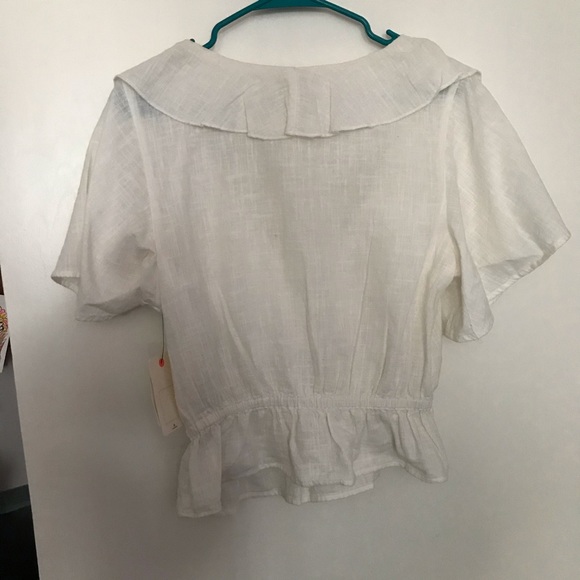Billabong White Blouse NWT - Picture 2 of 4